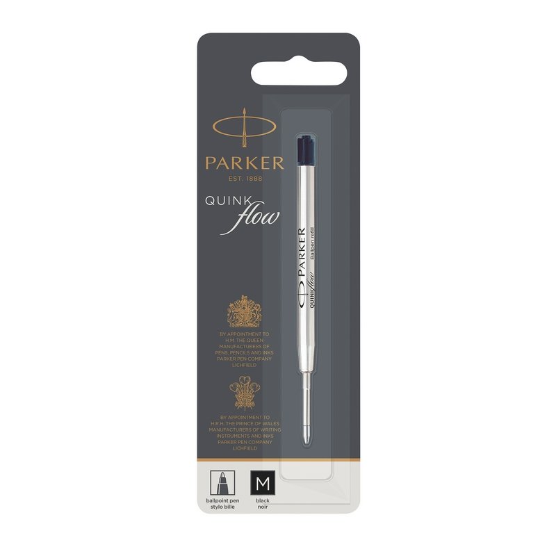 Parker Refill Ballpoint Black Med 0.7mm