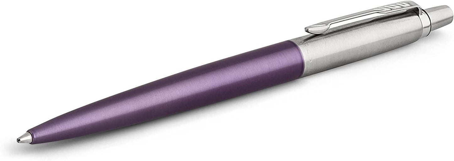 Parker Jotter Ballpoint Blue Classic Violet Chrome Pen