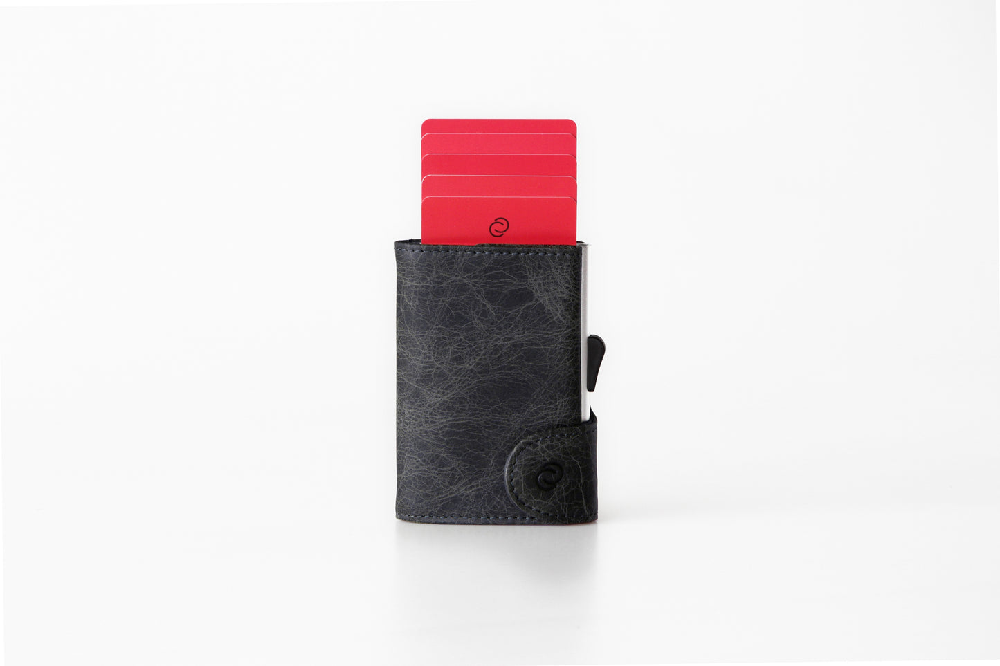 Black Leather C-Secure Wallet