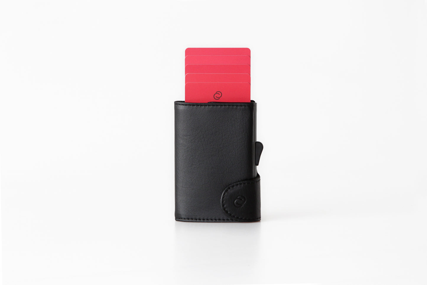 Black Leather C-Secure Wallet