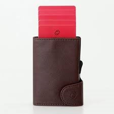 Wallet Pu Lthr Brn Dark