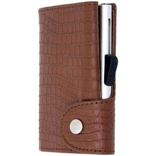Brown Leather C-Secure Wallet