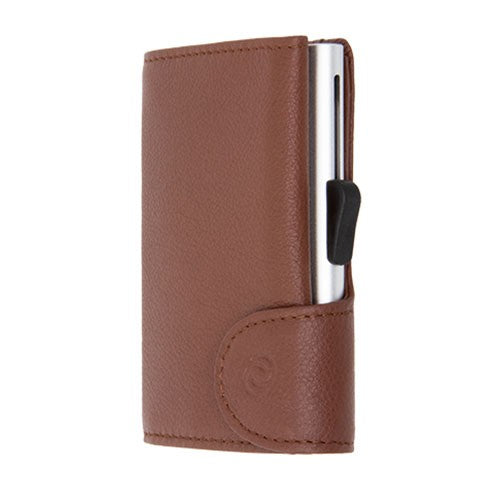 C-Secure Brown Leather Wallet