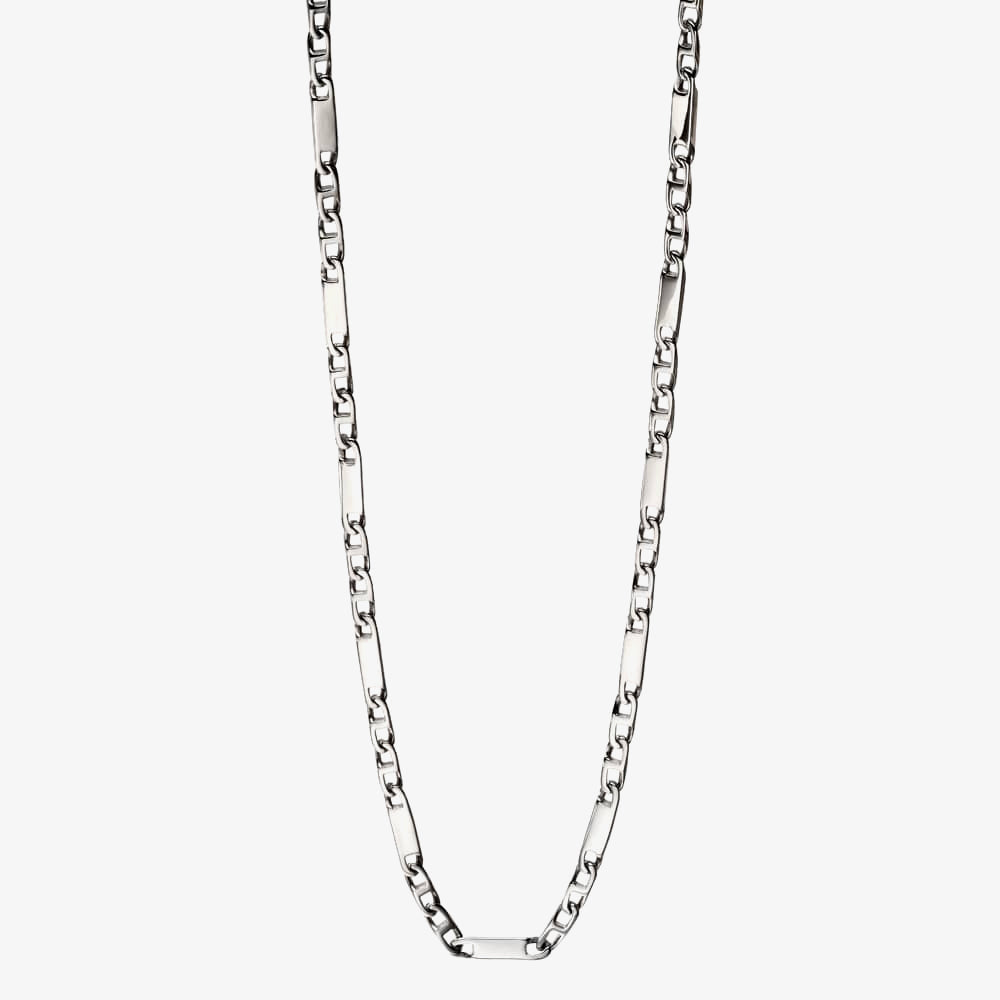 Fred Bennett Stainless Steel Figaro Style Necklet