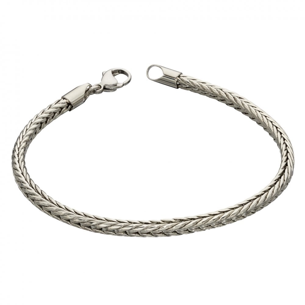 Fred Bennett Stainless Steel Rope Style Bracelet