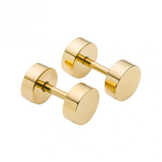 Fred Bennett Gold Plated Stainless Steel Round Stud Earring