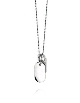 Fred Bennett Oval Dogtags 56cm Pendant