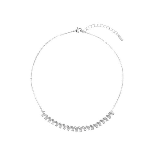 Ted Baker Eada Crystal Necklet In Silver