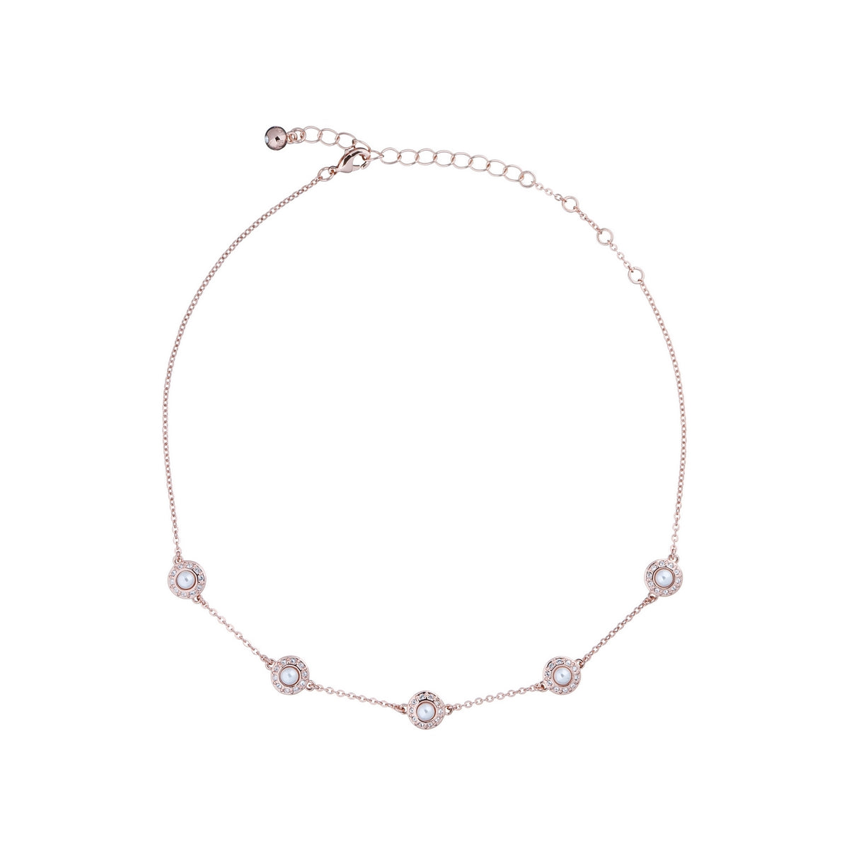 Ted Baker Iamara Daisy Pearl Choker In Rose