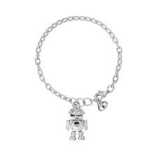Ted Baker Robot Bracelet In Silver