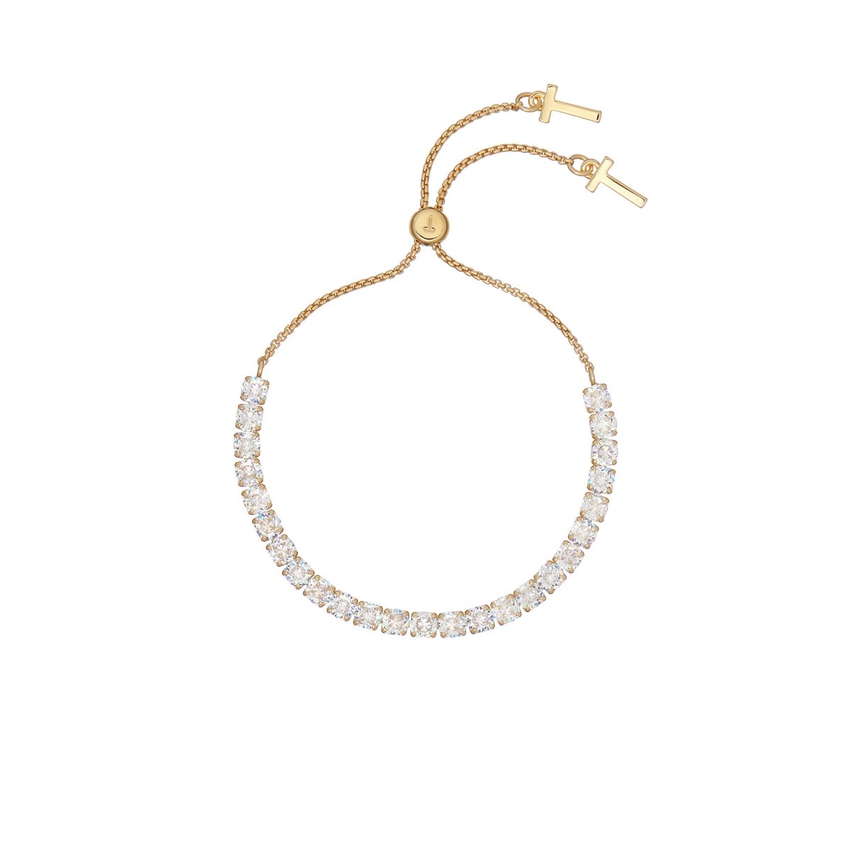 Ted Baker Melrah Gold Stone Set Slider Bracelet