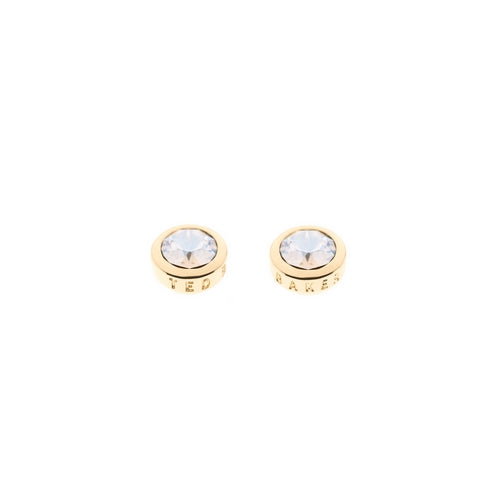 Ted Baker Sinaa Cystal Stud Earrings In Gold