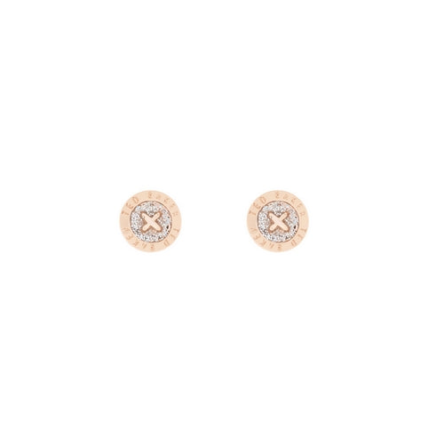 Ted Baker Eisley Sparke Mini Button Stud Earrings In Rose