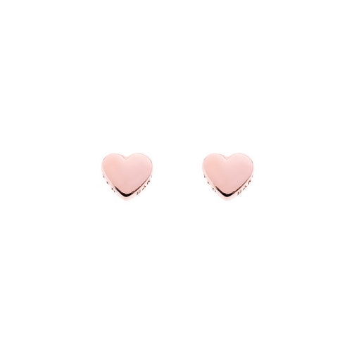 Ted Baker Harly Mini Heart Stud Earrings In Rose
