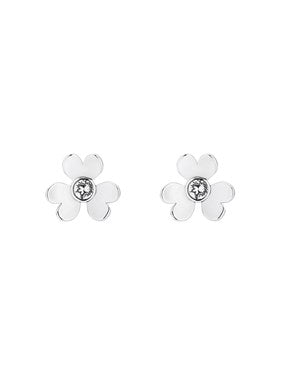 Ted Baker Hansila Heart Blossom Stud Earring In Silver
