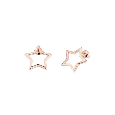Ted Baker Iavora Open Star Stud Earrings In Rose