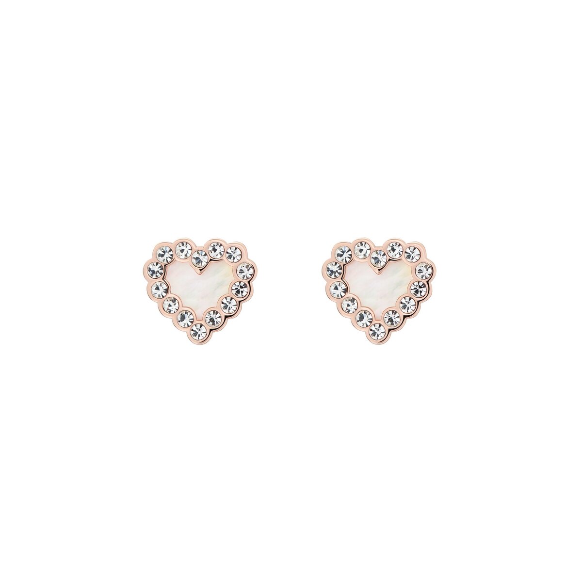 Ted Baker Pearly Heart Rose Gold Stud Earring