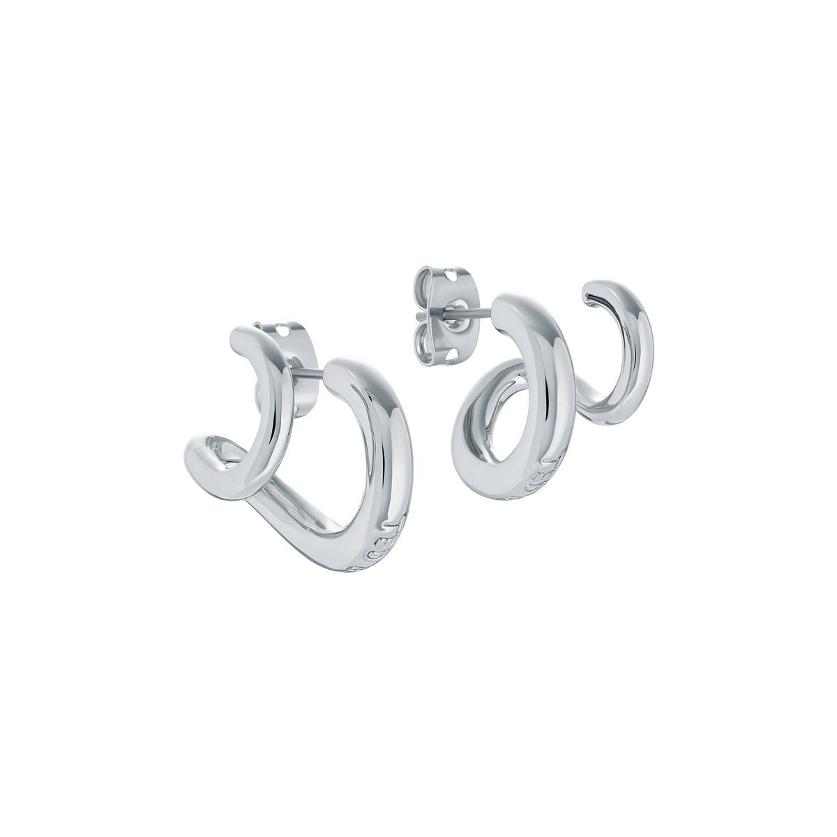 Ted Baker Henniry Silver Plated Loop Earrings