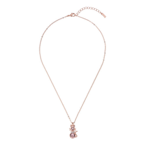 Ted Baker Salima Swarovski Crystal Cat Pendant In Rose