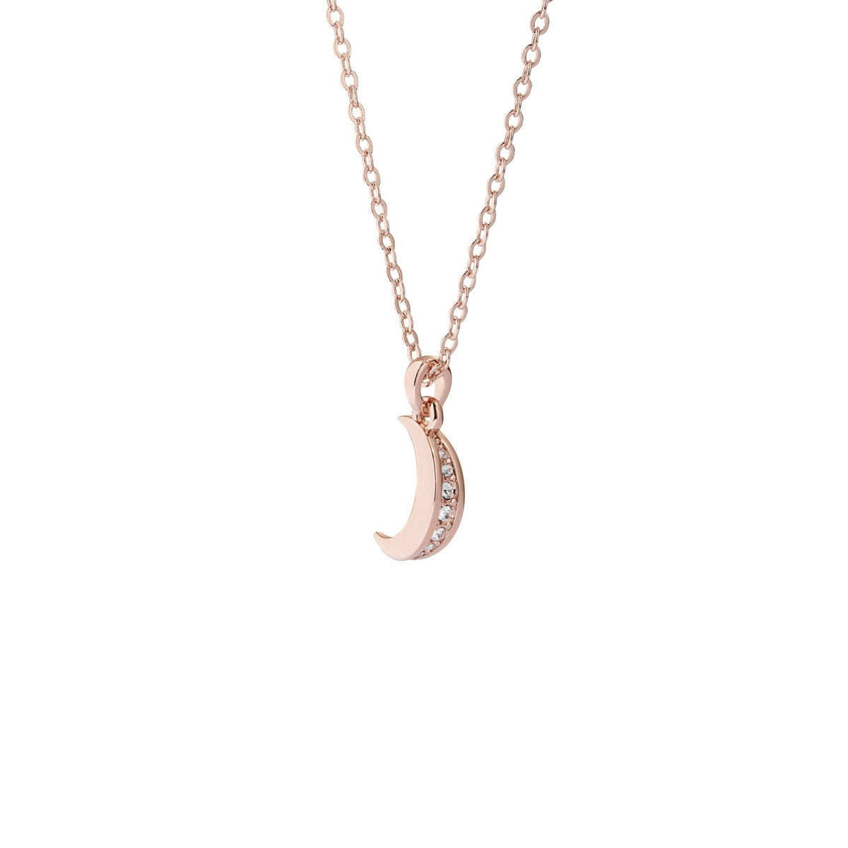 Ted Baker Marai Crescent Moon Pendant In Rose