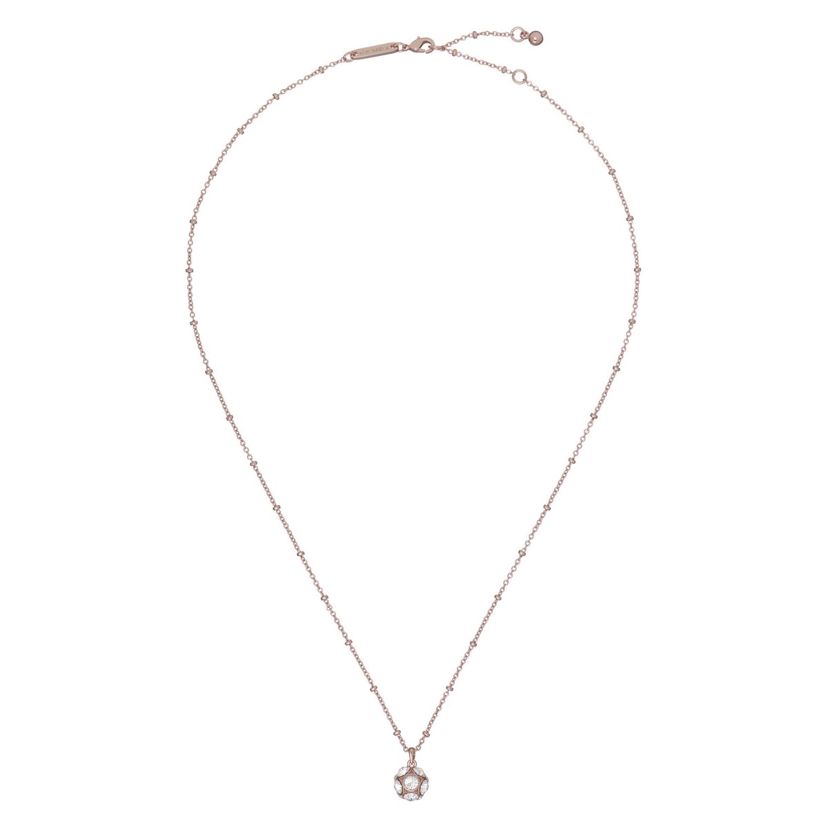 Ted Baker Ravela Rose Plated Crystal Pendant