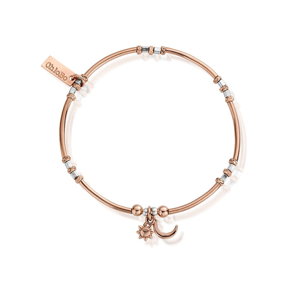 Chlobo Two Tone Moon And Sun Bracelet