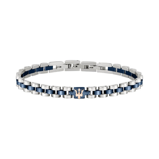 Maserati Navy Stainless Steel Bracelet