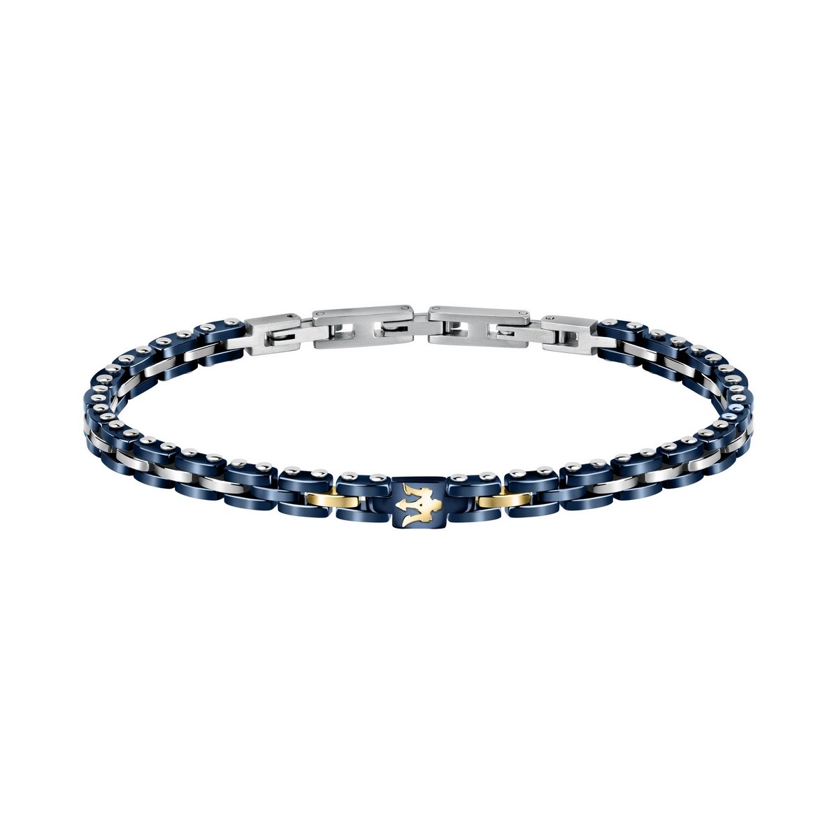 Maserati Navy Stainless Steel Bracelet