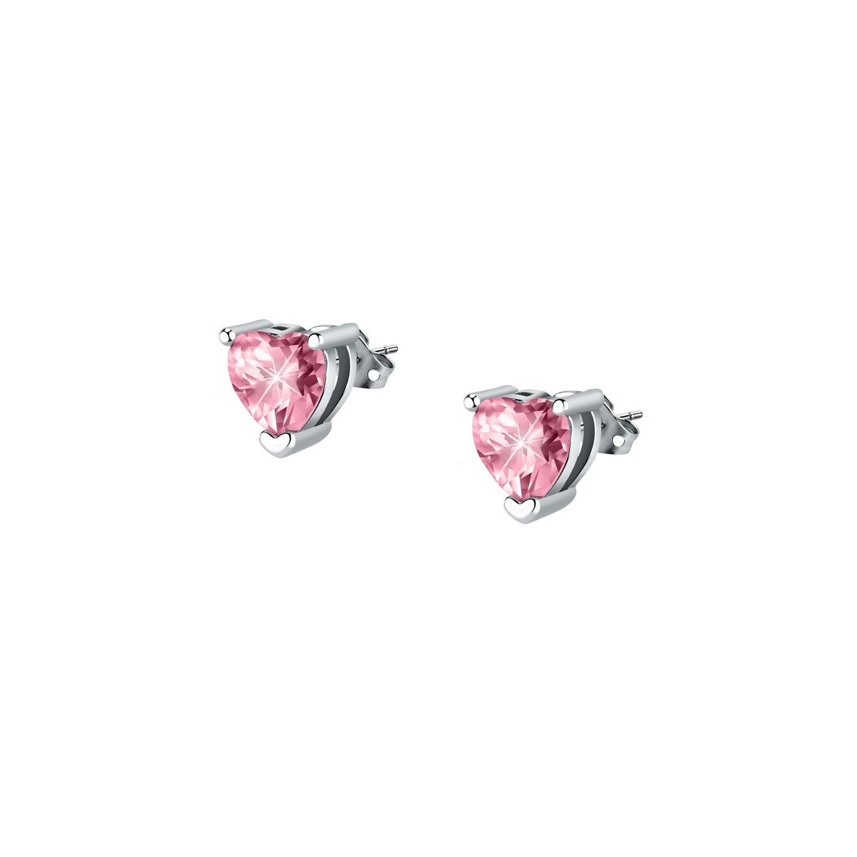 Chiara Ferragni Pink Cubic Zirconia Silver Plated Earring