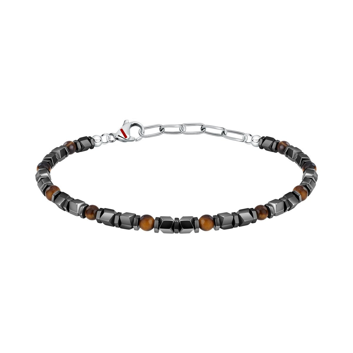 Sector Steel Grey Hematite + Tiger Eye