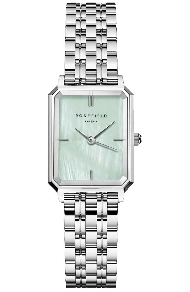Ladies Stainless Steel Rosefield Octagon Mint Green Watch