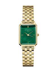 Ladies Rosefield Octagon XS Emerald Dial