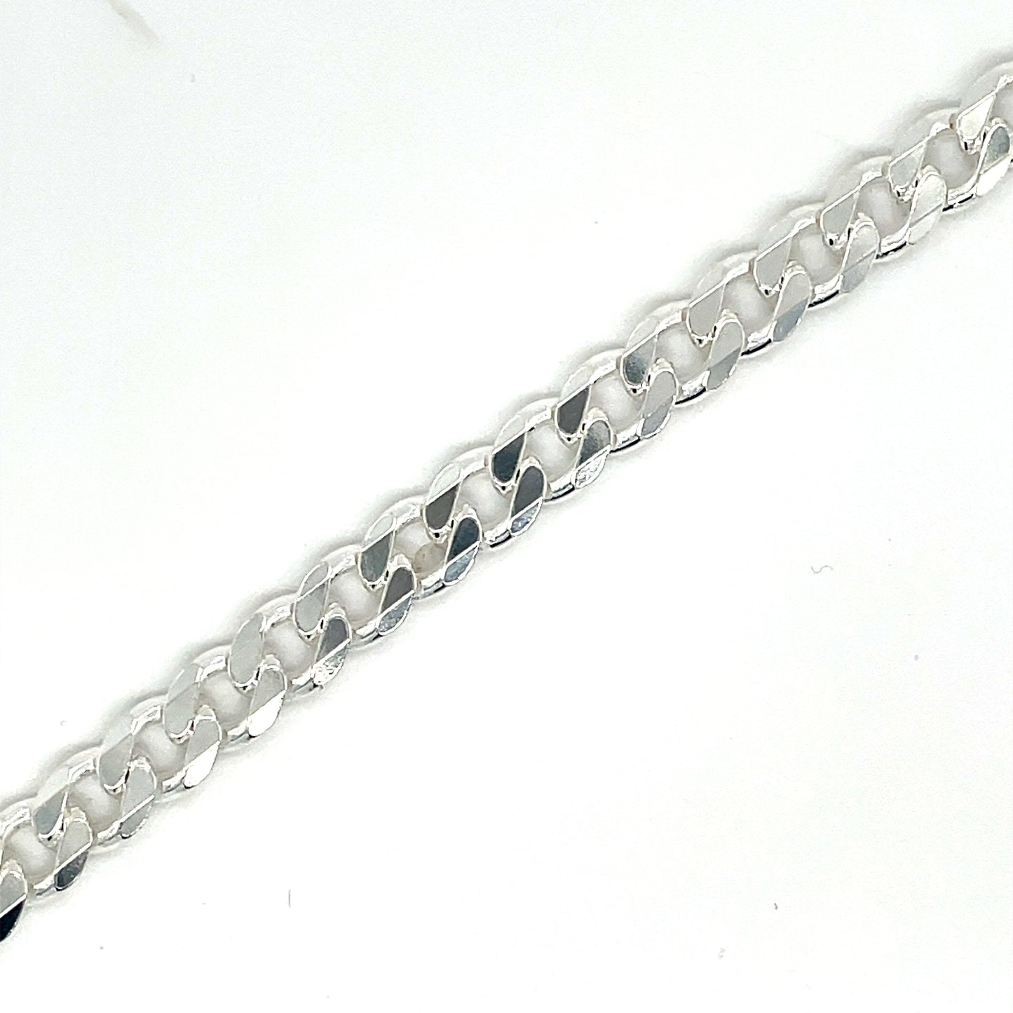 Sterling Silver Gents Curb Bracelet