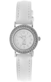 Kids White CZ Set Communion Watch With Chalice