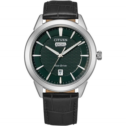 Gents Citizen Eco-Drive Corso Rolan Green Dial
