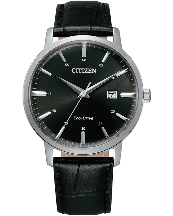Gents Stainless Steel Black Dial Chandler Citizen Watch