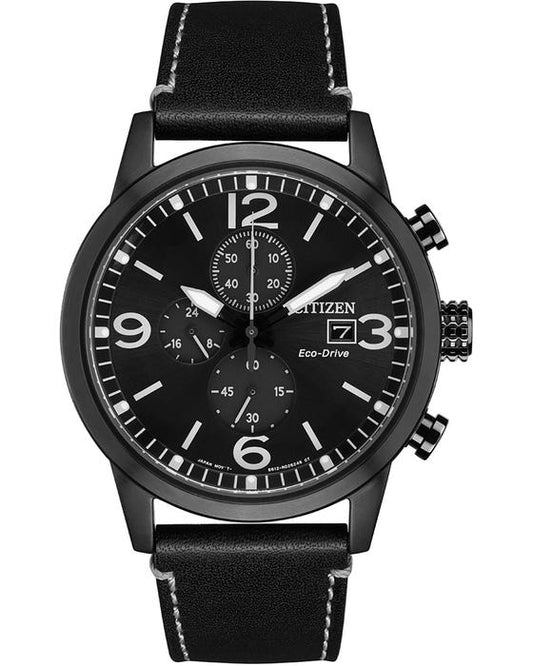 Gents Stainless Steel Chandler Military Chrono Citizen Watch