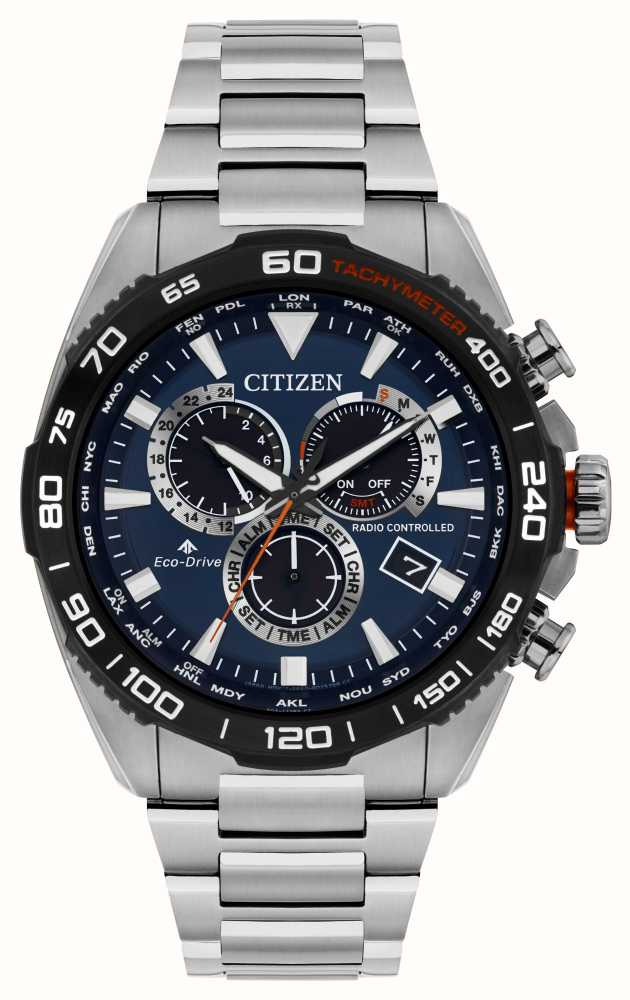 Gents Citizen Blue Chronograph Promaster Eco Drive Watch