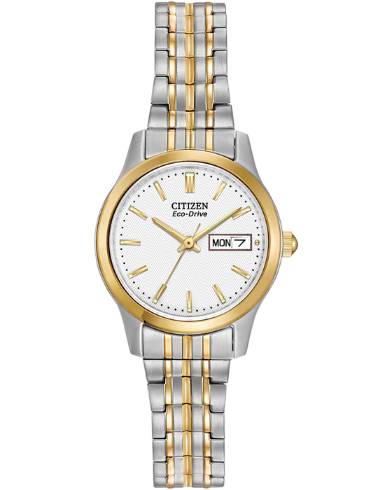 Ladies Stainless Steel And Gold Tone Expander Citizen Watch