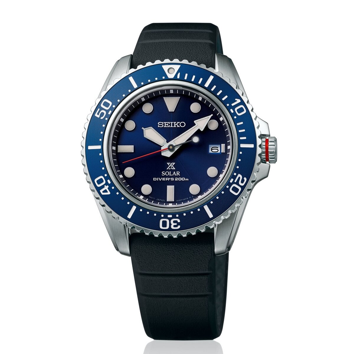 Gents Seiko Prospex Solar Divers Blue Dial Watch