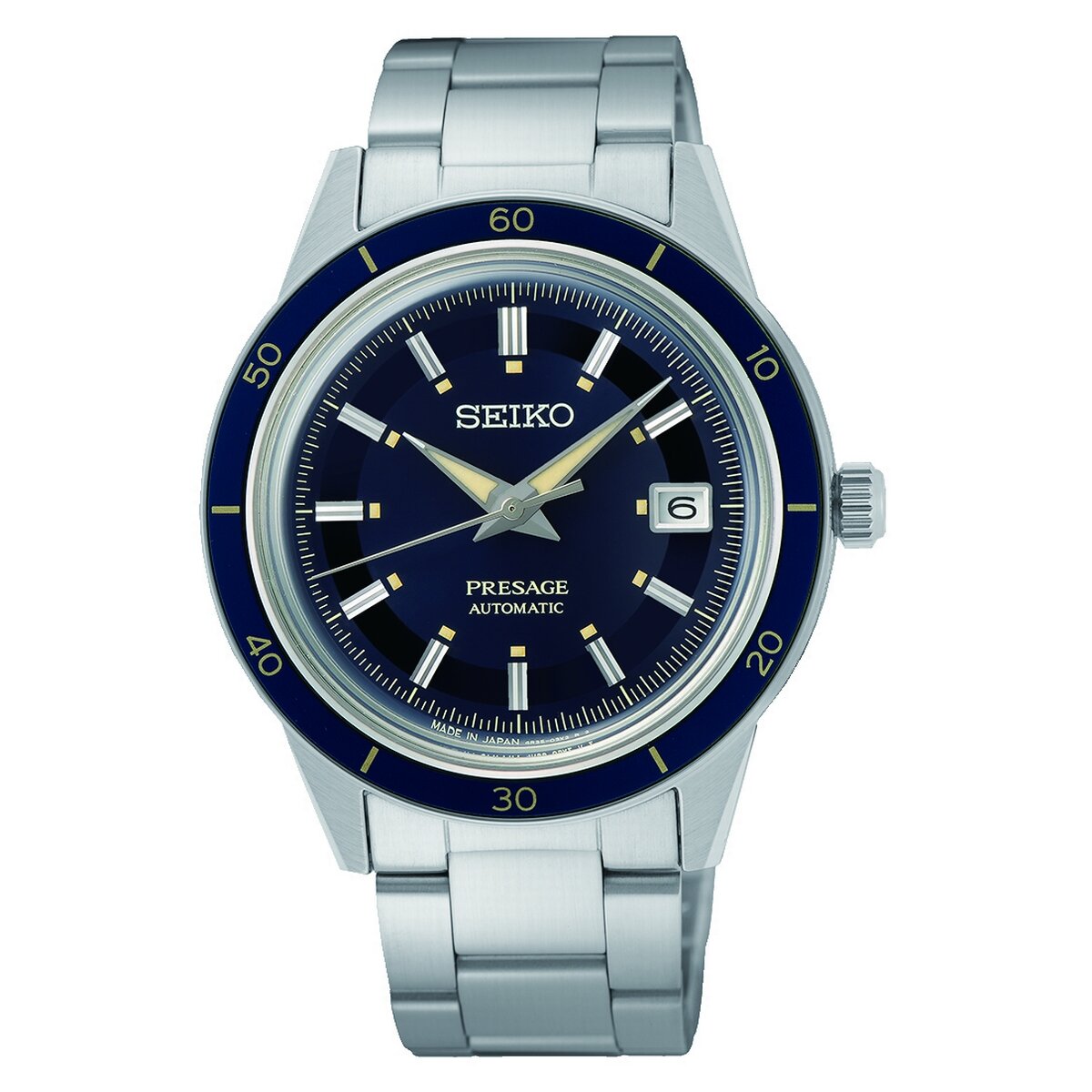 Gents Stainless Steel Bracelet Presage Automatic Seiko