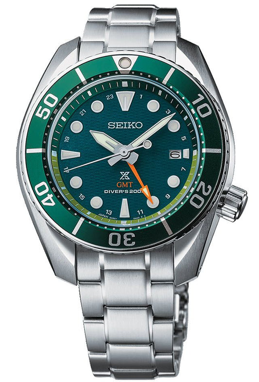 Gents Seiko Prospex Seascape Sumo Solar Gmt Diver Watch