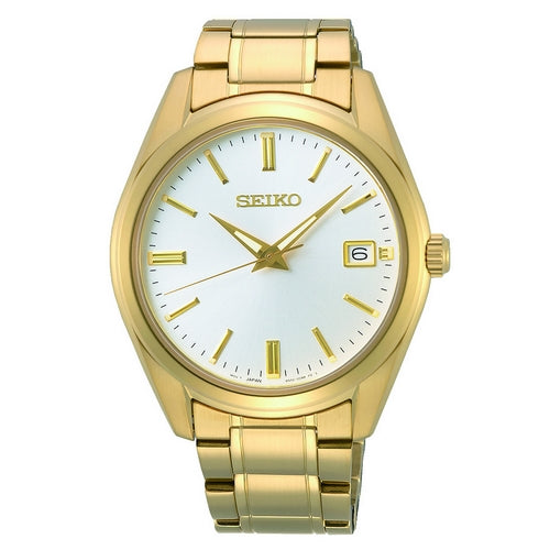 Gents Rolled Gold Bracelet Seiko Watch