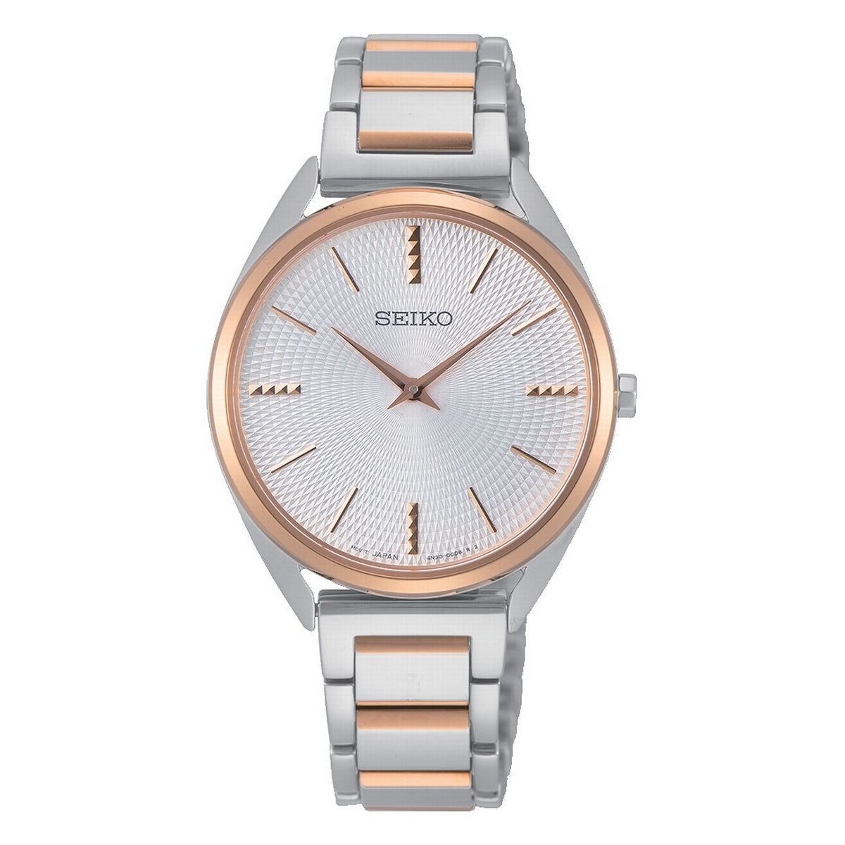 Ladies Two Tone Bracelet Seiko Watch