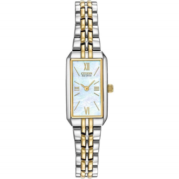 Ladies Citizen Silhouette Eco-Drive Mother Of Pearl Dial