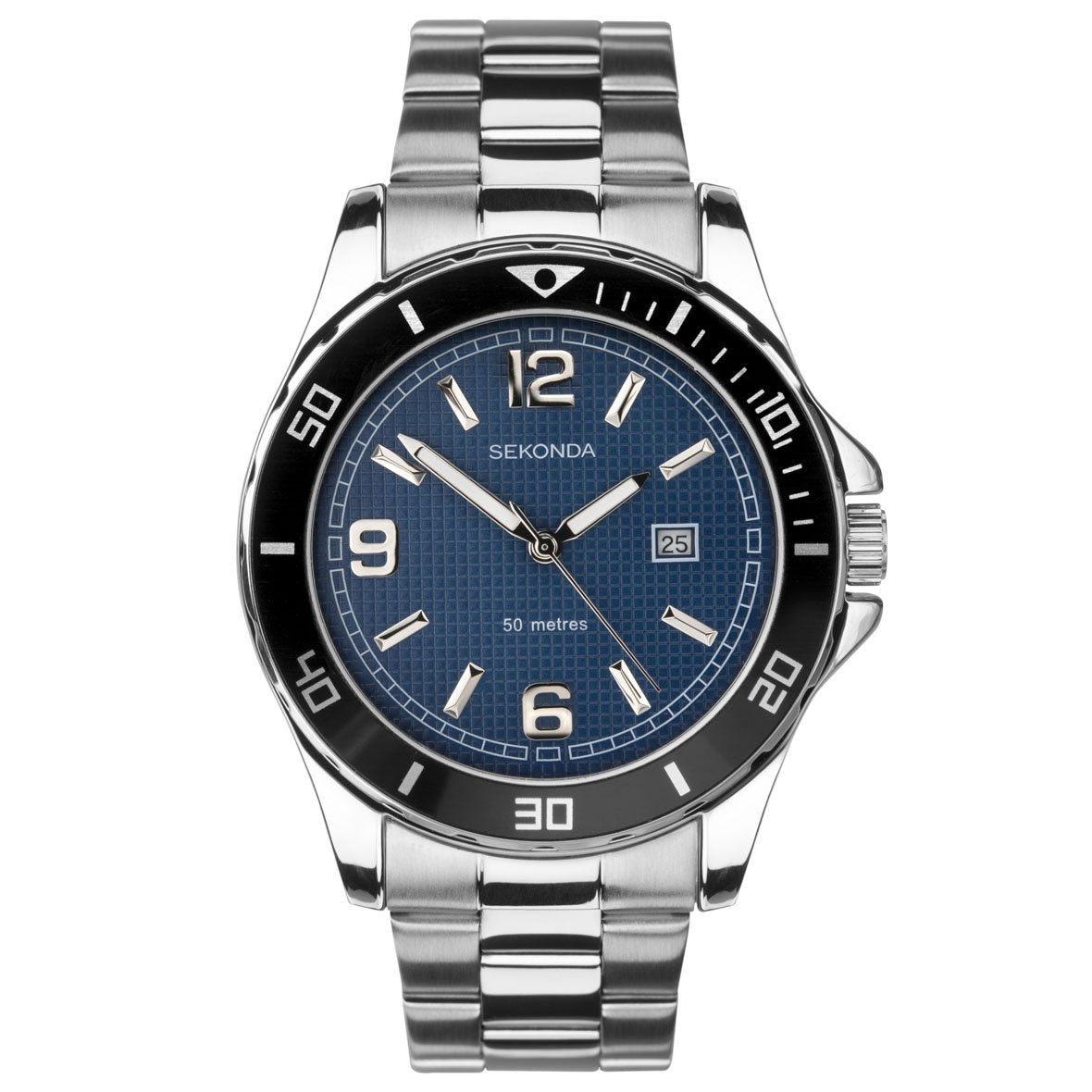 Gents Stainless Steel Bracelet Sekonda Watch