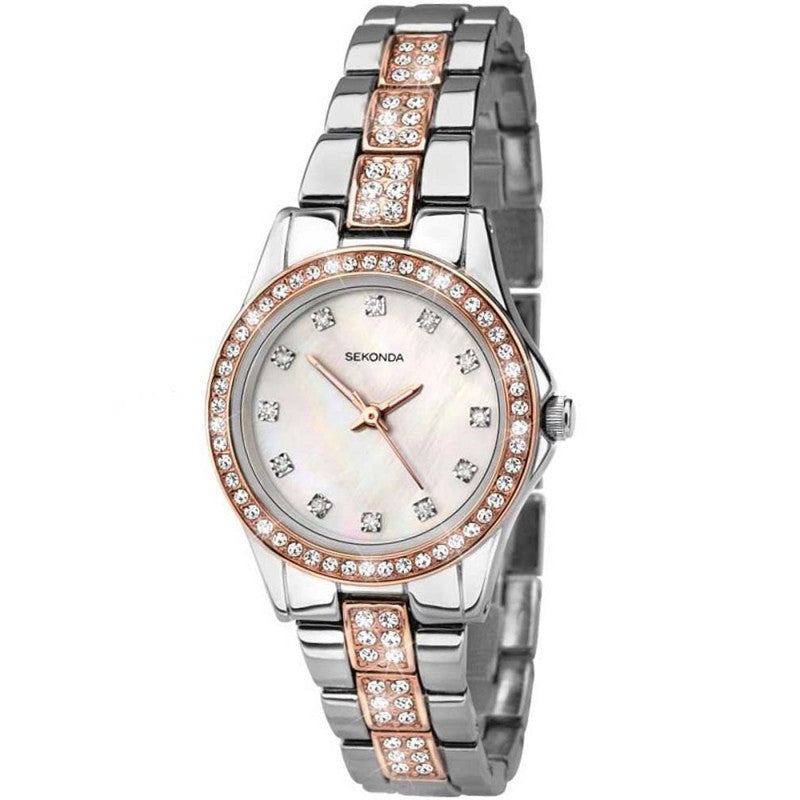 Ladies Two Colour Sekonda Bracelet Watch