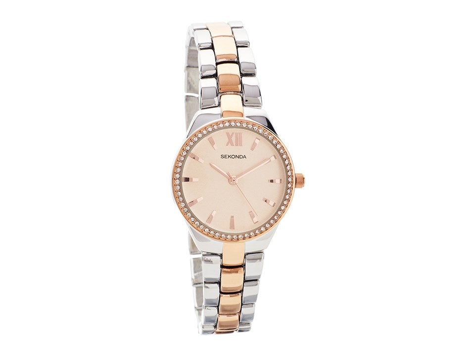 Ladies Two Tone Bracelet Sekonda Watch
