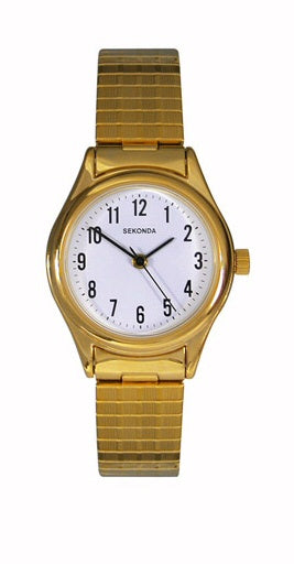 Ladies Rolled Gold Sekonda Expansion Bracelet Watch