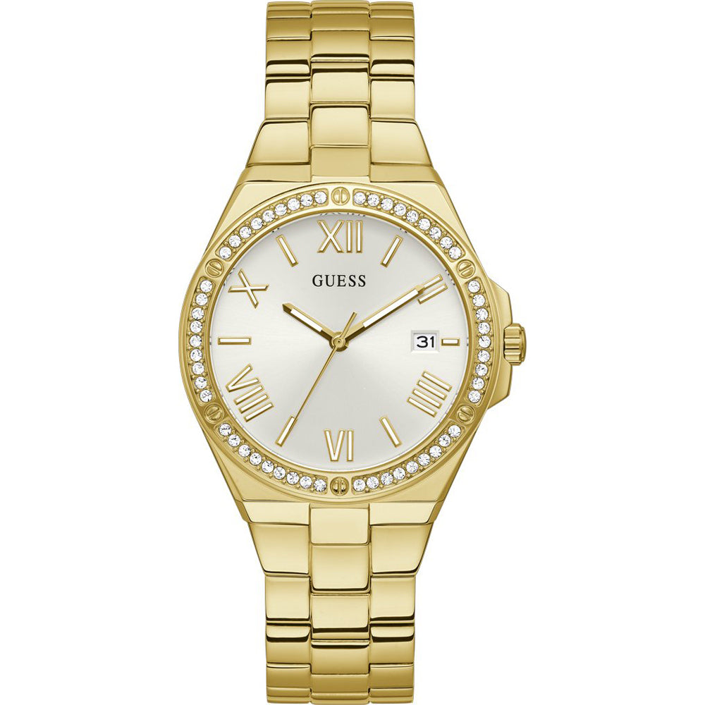 Ladies Rolled Gold Guess Harper Watch